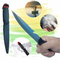 Faca Flutuante Para Pesca Esportiva Aventura Bainha Plástica Faca Flutuante Para Pesca Esportiva Aventura Bainha Plástica