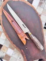 Faca forjada 10 cb misto chifre/cervo Faca forjada 10 cb misto chifre/cervo