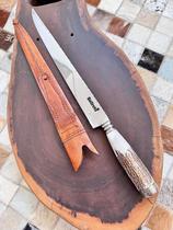 Faca forjada 12 cb cervo Faca forjada 12 cb cervo