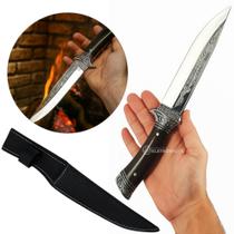 Faca Full Tang com Lâmina de 18,5 cm, Cabo Ergonômico de Madeira e Bainha TF29 Faca Full Tang com Lâmina de 18,5 cm, Cabo Ergonômico de Madeira e Bainha TF29