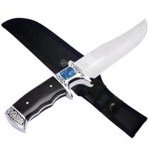 Faca Full Tang Ideal para Churrasco e Cozinha com Lâmina de Aço Inoxidável e Cabo Premium SLKA48