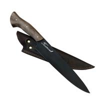 Faca Gaúcha Artesanal Churrasco BR10. em aço carbono fosfatizado 10P