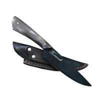 Faca Gaúcha Artesanal Churrasco FT6 em aço carbono fosfatizado 6P