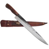 Faca Gaúcha Bruta 10' Para Churrasco Aço Carbono 1070 Cabo Guajuvira Brut Forj Artesanal Faca Gaúcha Bruta 10' Para Churrasco Aço Carbono 1070 Cabo Guajuvira Brut Forj Artesanal