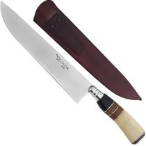 Faca Gaúcha N 10 Aço Inox Cabo Curvo Chifre Madeira Osso Faca Gaúcha N 10 Aço Inox Cabo Curvo Chifre Madeira Osso