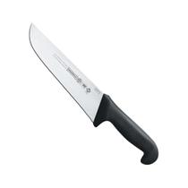 Faca Inox Açougue Cabo Preto Profissional 8"