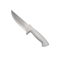 Faca Inox Cabo Branco 28cm Carne Churrasco 6" High Quality