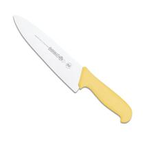 Faca Inox Carne com Cabo Amarelo Profissional 8" - Mundial Faca Inox Carne com Cabo Amarelo Profissional 8" - Mundial