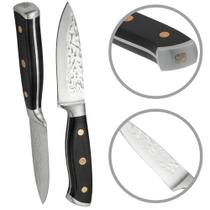 Faca Inox de Legumes e Frutas 3.5" Isa Scherer Masterchef Lâmina Martelado Premium Original Faca Inox de Legumes e Frutas 3.5" Isa Scherer Masterchef Lâmina Martelado Premium Original