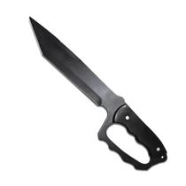 Faca Inox Esportiva Lâmina Preta Com Bainha Cabo Resina Com Apoio 9" Faca Inox Esportiva Lâmina Preta Com Bainha Cabo Resina Com Apoio 9"