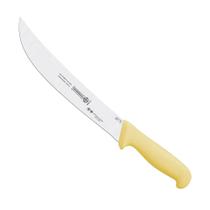 Faca Inox para Carne Cabo Amarelo 10" - Mundial Faca Inox para Carne Cabo Amarelo 10" - Mundial