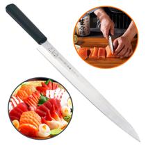 Faca Japonesa para Sashimi Peixe Legume em geral 10Pol 38cm Profissional Mundial Certificação Sanitized Anti-Bacteriano