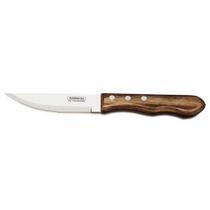 Faca Jumbo Em Inox Tramontina 5" Cabo Polywood Castanho Faca Jumbo Em Inox Tramontina 5" Cabo Polywood Castanho