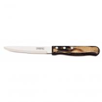 Faca Jumbo Tramontina 5 Aço Inox Cabo Castanho Polywood