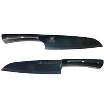Faca Kaizen Jun Sakamoto Chef Santoku 175mm Aço Para Talos Legumes Carmel