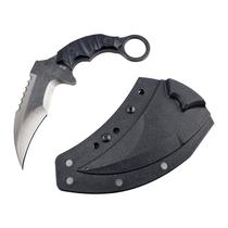 Faca Karambit Fulltang Lisa e Serrilhada Bainha de Polimero - Taue