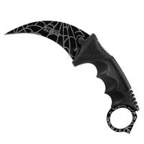 Faca Karambit Lâmina Curva KM002 Albatroz Aço Inox 19cm - Várias Cores