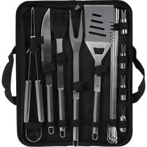Faca Kit Churrasco Inox 16 Peças Premium Bel