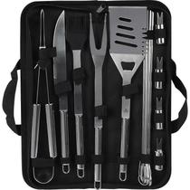 Faca Kit Churrasco Inox 16 Peças Premium Bel