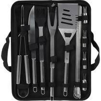 Faca KIT Churrasco INOX 16 Peças Premium BEL