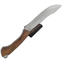 Faca Kukri Full Tang Artesanal De Churrasco 3Mm Aço Madeira