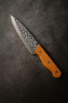 Faca Lâmina Aço Inox Cabo Em Madeira Braswei BW7281