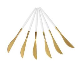 Faca Lux Branca 6 peças - Dolce Home