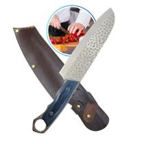 Faca Luxo Profissional Aço Inox Super Afiado Full Tang Estilo Karambite Com Bainha SLKLAF73 Faca Luxo Profissional Aço Inox Super Afiado Full Tang Estilo Karambite Com Bainha SLKLAF73