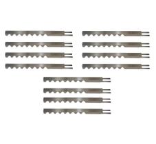 Faca Máquina de Corte Cortar Tecido 8 Polegadas Ondulada Kit Com 12 Unidades Faca Máquina de Corte Cortar Tecido 8 Polegadas Ondulada Kit Com 12 Unidades