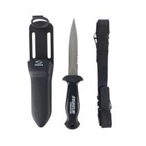 Faca Mergulho Predator Inox 420 Camping Engate Rápido Seasub com Bainha e Tiras