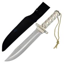 Faca Militar Lâmina de Aço Inoxidável e Kit de Sobrevivência Completo para Aventura SLKA1