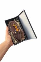 Faca Mini Campeira Artesanal em Aço Inox 420 com Bainha e Caixa para Presente