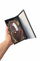 Faca Mini Campeira Artesanal em Aço Inox 420 com Bainha e Caixa para Presente