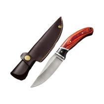 Faca Multiuso De Aço Inoxidável De 7,5 Polegadas Com Cabo De Madeira Colorido Para Camping,