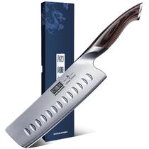 Faca Nakiri HOSHANHO 18 cm de aço inoxidável japonês de alto carbono Faca Nakiri HOSHANHO 18 cm de aço inoxidável japonês de alto carbono