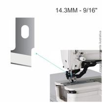 Faca navalha casear para abrir a casa da máquina caseadeira reto 14.3mm - 9/16' - Almeida Costura