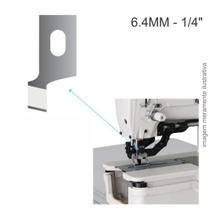 Faca navalha casear para abrir a casa da máquina caseadeira reto 6.4mm - 1/4' - Almeida Costura