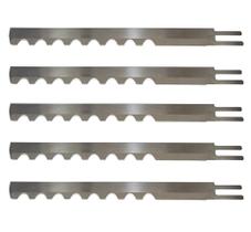 Faca Ondulada para Máquina de Corte Cortar Tecido 8 Polegadas Kit com 5 Unidades