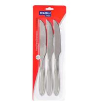 Faca p/churrasco sunshine blister 03pcs - fratelli