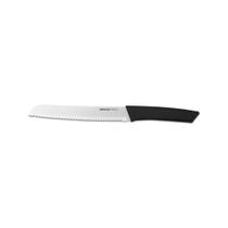 Faca P/ Pão 8 Polegadas Aço Inoxidável E Polipropileno Cor Preto Linha Versatile Brinox Preto Faca P/ Pão 8 Polegadas Aço Inoxidável E Polipropileno Cor Preto Linha Versatile Brinox Preto