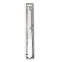 Faca Pão 8" Aço Inox Cabo Branco Resistente James.F Faca Pão 8" Aço Inox Cabo Branco Resistente James.F