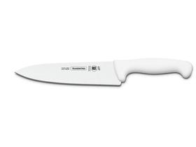 Faca para carne 10 profissional branco lamina de aco inox e cabo de polipropileno tramontina