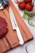 Faca para carne 8" Lâmina Aço Inox Cabo Branco Tramontina Faca para carne 8" Lâmina Aço Inox Cabo Branco Tramontina