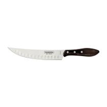 Faca para Carne Butcher Cabo em Madeira Tratada Polywood Castanho 8"