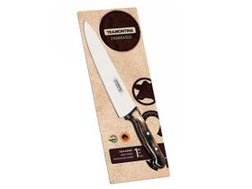 Faca para Carne em Inox e Cabo Castanho Polywood 10pol - Tramontina