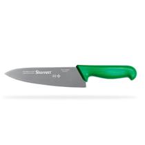 Faca para Carne LâminaTriangular Larga 20cm Verde Starrett BKG301-8