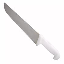 Faca para Carne N.12 Churrasco de Inox Cabo Branco