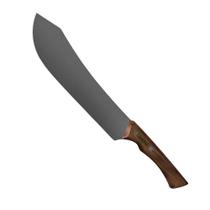 Faca para Carne Tramontina Churrasco Black com Lâmina de Aço Inox Escurecido e Cabo de Madeira 10" Faca para Carne Tramontina Churrasco Black com Lâmina de Aço Inox Escurecido e Cabo de Madeira 10"