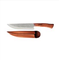 Faca para Carne Tramontina Nômade com Lâmina em Aço Inox e Cabo de Madeira com Bainha de Couro 8 Faca para Carne Tramontina Nômade com Lâmina em Aço Inox e Cabo de Madeira com Bainha de Couro 8