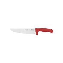 Faca Para Carne Tramontina Profissional Master 8 Polegadas Aço Inox Cabo Polipropileno Vermelho